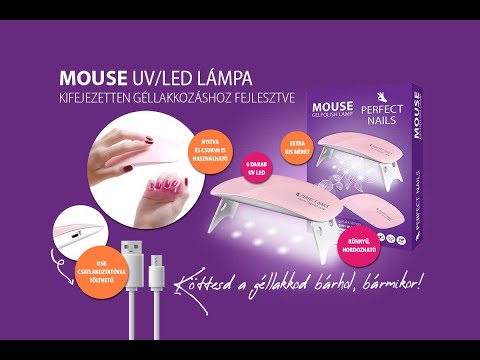Mouse UV/LED lámpa géllakkozáshoz| Perfect Nails