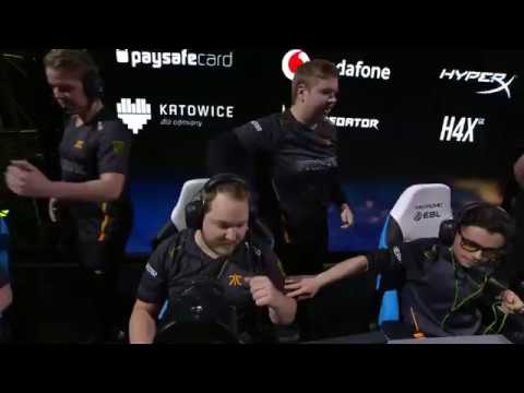 flusha 1v2 Clutch to go OT - IEM Katowice 2018 Fnatic vs Faze Clan