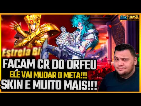 FAÇAM O CR DO ORFEU! NOVA SKIN LINDA DO CAIN! E MUITOS EVENTOS!!! // SAINT SEIYA AWAKENING