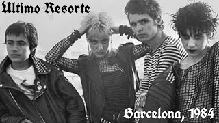 ULTIMO RESORTE –Intro Silvia Resorte + Peligro Social + Directo Sala Zeleste 1983–