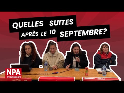 Après le 10 septembre, quelles suites ? Fête de l'huma 2025