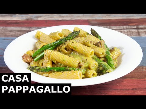Pasta asparagi e salsiccia