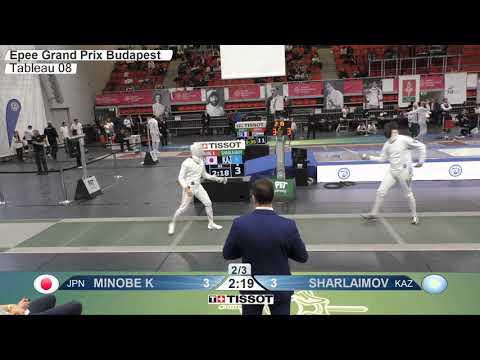 2020 112 T08 03 M E Individual Budapest HUN GP GREEN MINOBE JPN vs SHARLAIMOV KAZ