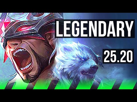 SYLAS vs VOLIBEAR (JGL) | 12/0/9, 69% winrate, Legendary | KR Master | 25.20