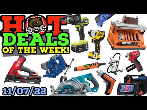 Hot Tool Deals of the Week! #dotdotw 11/07/22