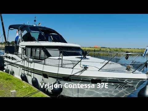 Vri-Jon Contessa 37E Ruim stalen motorjacht met 140 pk Yanmar & complete uitrusting