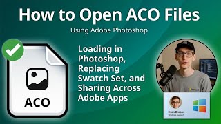 How to Open ACO Files (Adobe Photoshop Color Swatch)