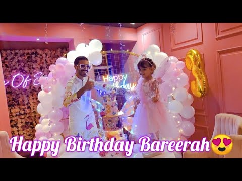 Bareerah's 3rd birthday celebration😍 Cocoa-Skyebar ❤️ Cake nay tw end kardya🎂