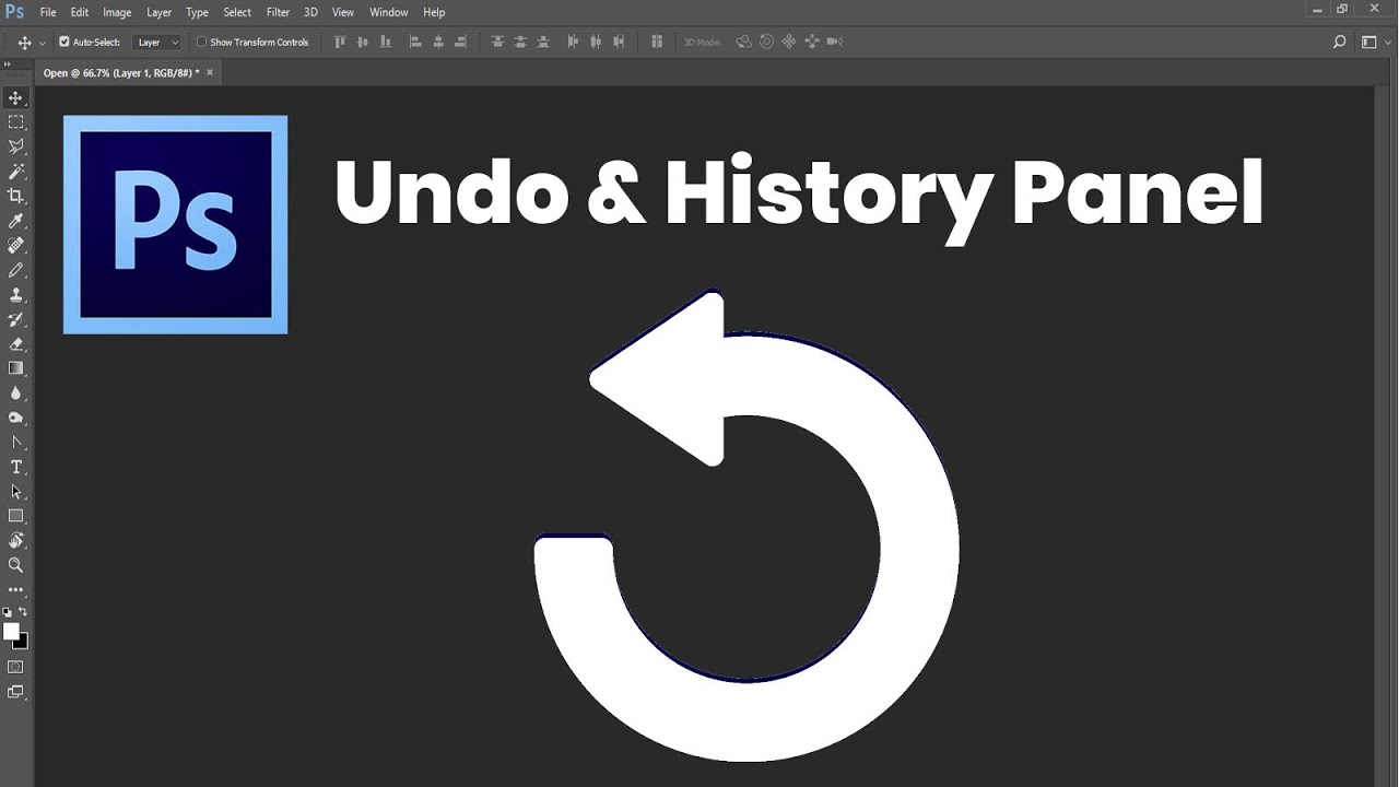 Know more about Undo, History, and Revert in Photoshop