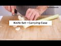 Set de Cuchillos con Funda de Transporte Profesional Damas·Q InnovaGoods