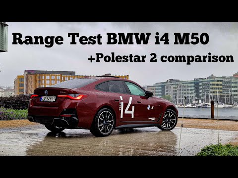 BMW i4 M50 Range Test + Polestar 2 comparison #bmwi4 #Polestar2