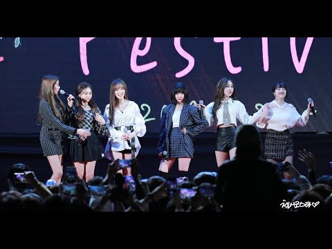 [4K 60P] 191029 여자친구(GFRIEND) 호남대학교 축제 Full 직캠(Fancam) by 첼시코스타
