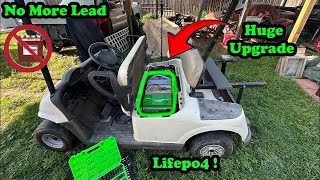 Upgrading My EzGO To Lithium For CHEAP!  12 volt LIfepo4 batteries in series