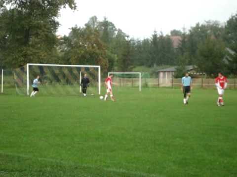 LKS Haczów - Iwonka Iwonicz (bramka Marcina Rysza strzelona na 3:2)