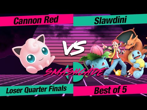 Smashcade #6: Cannon Red (Jigglypuff) V.S. Slawdini (Pokemon Trainer)