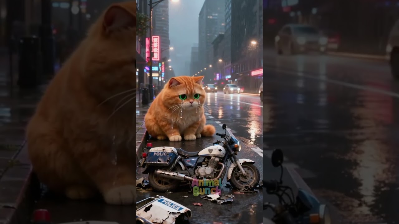 Oh No! 😱 Cat need help💔#shorts #funny #animals #comedy#cat#cartoon