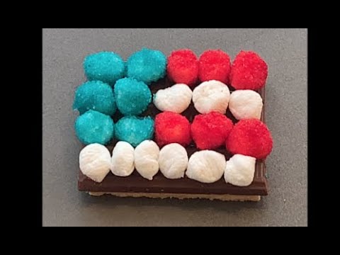 S'mores Flag Bites 4th of July