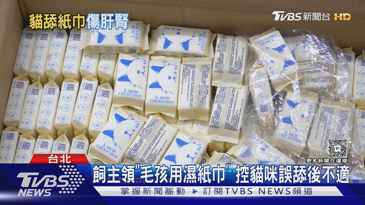 影音／寵物展贈品踩雷！濕紙巾含丙二醇　貓咪誤食恐急性貧血
