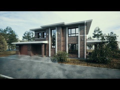Дом из керамзитобетонного блока, 220 м2. г. Тюмень, д. Падерино.
