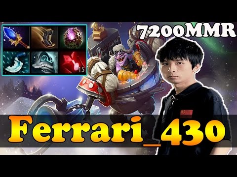 Ferrari_430 7200 MMR Plays Timbersaw - Ranked Match Gameplay!