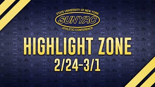 2020 SUNYAC Highlight Zone - Feb. 24-March 1