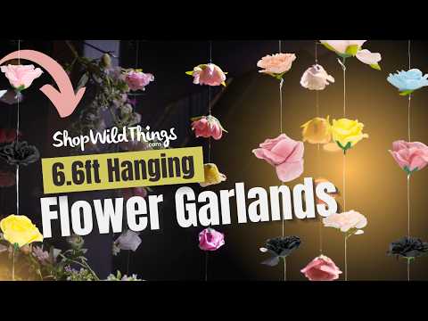 The Perfect Floating Hanging Flower Garland | ShopWildThings