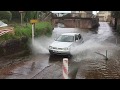Golf GTI Fording The River Sid At Sidmouth HD Slow Mo 240fps