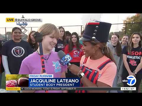 Buffalo Grove High School was featured on ABC7's Friday Flyover!