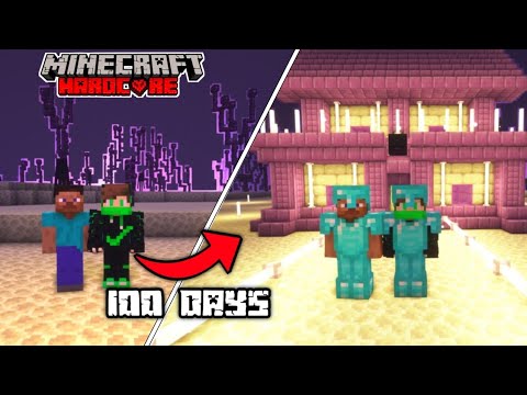 LordN Gaming - We Survived 100 Days In The ENDS In Minecraft Hardcore !