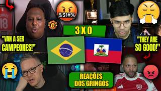 REAÇÕES dos GRINGOS na VITÓRIA do BRASIL - BRASIL 3X0 HAITI - COPA DO MUNDO 2026 - RUMO AO HEXA!