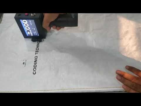 Handheld Ink Jet Printer For HDPE PP Bags