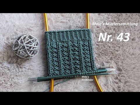 Sock pattern no. 43 - knitting patterns in the round / knitting sock pattern