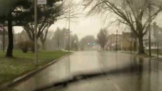 preview picture of video 'Havertown Hail Storm 3-29-09'