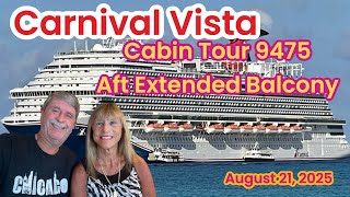 Carnival Vista Cabin 9475 Full Tour