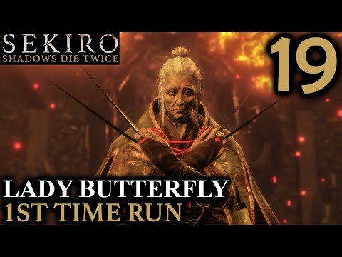 A Badass Granny: Sekiro Playthrough Part 19 - Lady Butterfly Boss Battle (1st Time Blind Run)
