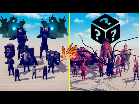 TITAN SPEAKERMAN TEAM VS RANDOM UNITS TEAM - Totally Accurate Battle Simulator | TABS