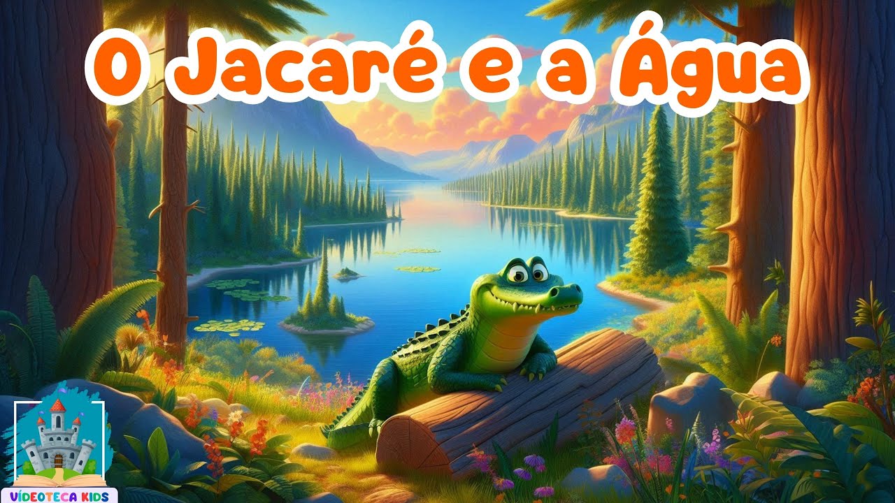 O JACARÉ E A ÁGUA - História Infantil | #historiainfantilparadormir #historinha #livrosinfantis