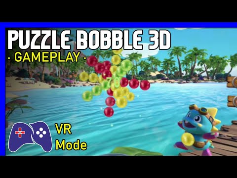 Puzzle Bobble 3D: Vacation Odyssey [PS4] VR Gameplay