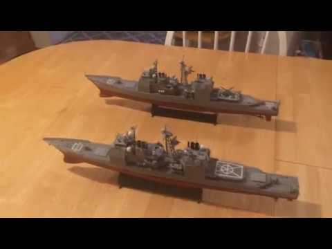 US Navy Ticonderoga AEGIS cruiser in 1/350 scale