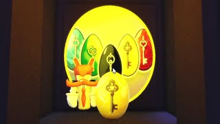 How to get YELLOW EASTER KEY and YELLOW TOWER - Escape Mr Fast Food Easter Hunt (SCARY OBBY)