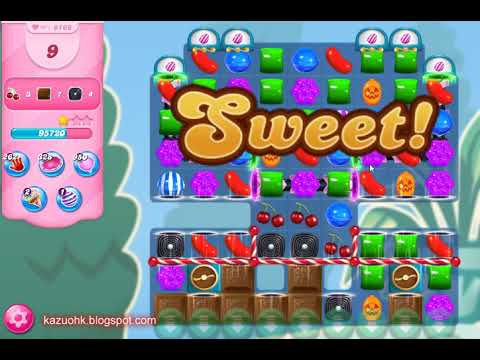 Candy Crush Saga Level 8166 (3 stars, No boosters)