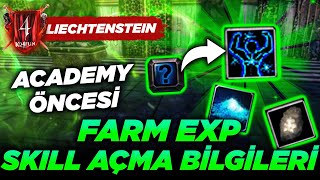 ⚡ KO4FUN ⚡GENESIS  7.Academy Öncesi Farm Exp Skill Açma Hakkında Bilgiler..🔥