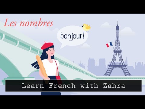 Learn French with Zahra 💕 | Basic French | Lesson 2 | Les Nombres (Numbers)
