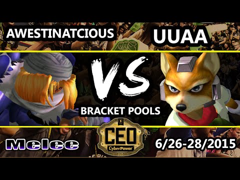 CEO 2015 - EE | UUAA (Fox) vs Awstintacious (Sheik) SSBM Bracket Pools - Smash Melee