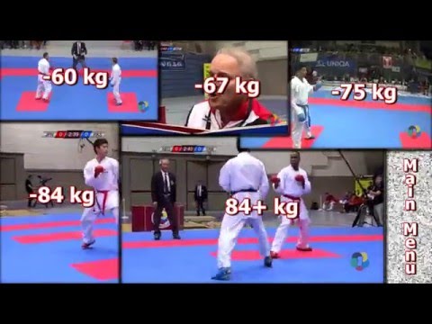 2016 Karate1 Premier League, Salzburg - Male kumite menu