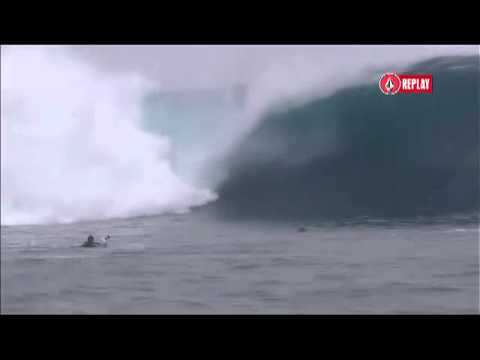Kelly Slater Commentates Massive Cloudbreak Free Surf Volcom Fiji Pro 2012
