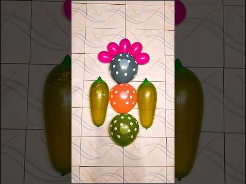 Various Doll Shape And Ball Balloons Water Balloons Popping Reverse  #asmrvideo #satisfying