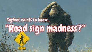 Download the video "Bigfoot Finds the Funniest Road Signs Ever! #Shorts #bigfoot #Bigfoot wants to know"