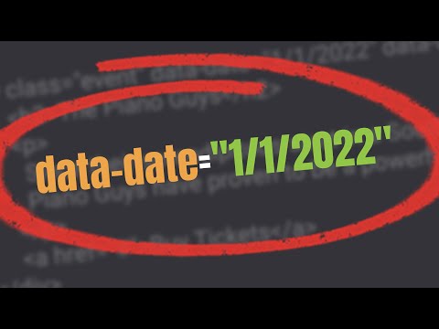 How to use the DATA attribute with JavaScript, HTML and CSS.