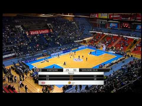 ABA Liga 2014/15, Round 14 highlights: Partizan NIS - Szolnoki Olaj (23.12.2014)